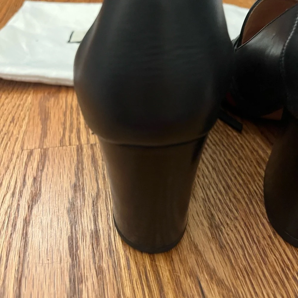 Gucci Black Leather Peyton Loafer Pumps - Picture 11 of 16